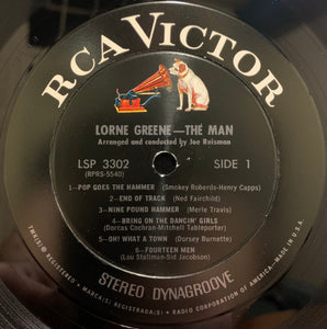 Lorne Greene : The Man (LP, Album, Ind)