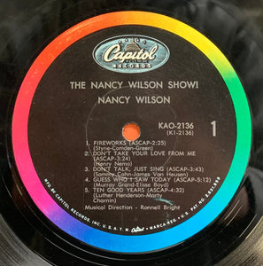 Nancy Wilson : The Nancy Wilson Show! (LP, Album, Mono, Los)