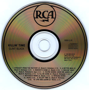 Clint Black : Killin' Time (CD, Album)