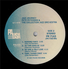 Load image into Gallery viewer, Pete Petersen &amp; The Collection Jazz Orchestra Featuring Ashley Alexander (2) : Jazz Journey (LP, Album)
