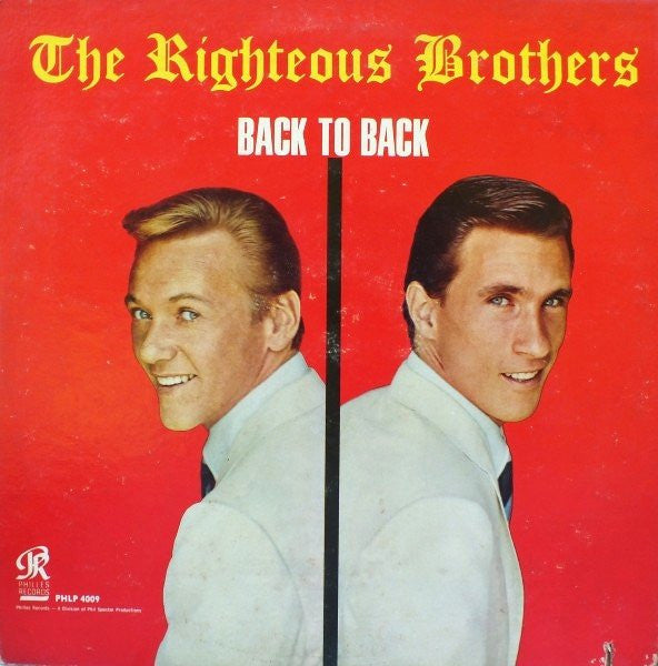 The Righteous Brothers : Back To Back (LP, Album, Mono)