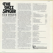 Laden Sie das Bild in den Galerie-Viewer, Eddie Jefferson : The Jazz Singer (Vocal Improvisations On Famous Jazz Solos) (LP, Blu)
