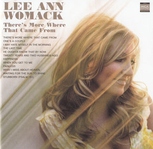 Lee Ann Womack : There's More Where That Came From (CD, Album, RE)