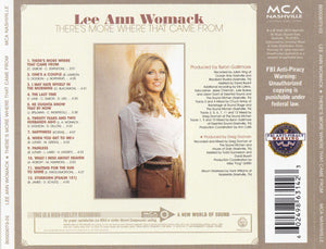 Lee Ann Womack : There's More Where That Came From (CD, Album, RE)