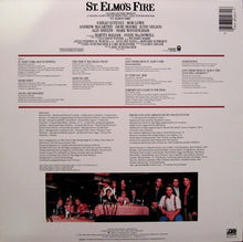 Load image into Gallery viewer, Various : St. Elmo&#39;s Fire (Original Motion Picture Soundtrack) (LP, Album, SP )
