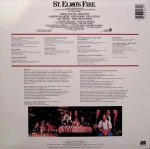 Various : St. Elmo's Fire (Original Motion Picture Soundtrack) (LP, Album, SP )