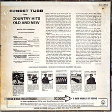 Charger l&#39;image dans la galerie, Ernest Tubb, The Texas Troubadours : Ernest Tubb Sings Country Hits Old &amp; New With The Texas Troubadours (LP, Album, Mono, Promo)
