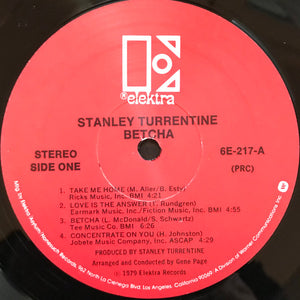 Stanley Turrentine : Betcha (LP, Album, PRC)