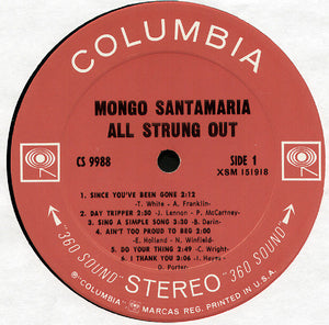 Mongo Santamaria : All Strung Out (LP, Album, Pit)