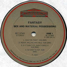 Charger l&#39;image dans la galerie, Fantasy (2) : Sex And Material Possessions (LP, Album)

