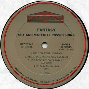Fantasy (2) : Sex And Material Possessions (LP, Album)