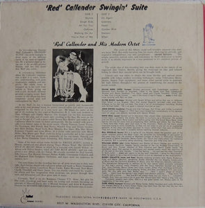 Red Callender And His Modern Octet : Swingin' Suite (LP, Album, Mono)