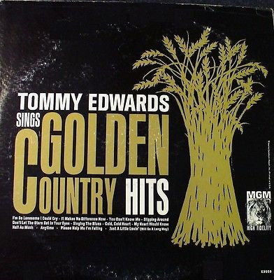 Tommy Edwards : Tommy Edwards Sings Golden Country Hits (LP, Mono)