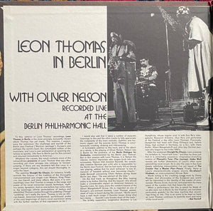 Leon Thomas With Oliver Nelson : In Berlin (LP, Album, RI )