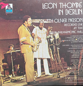 Leon Thomas With Oliver Nelson : In Berlin (LP, Album, RI )