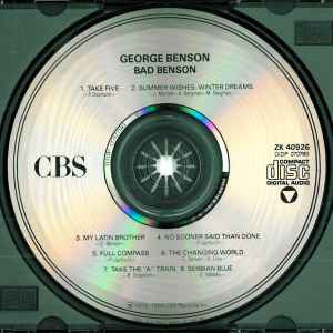 George Benson : Bad Benson (CD, Album, RE, RM)