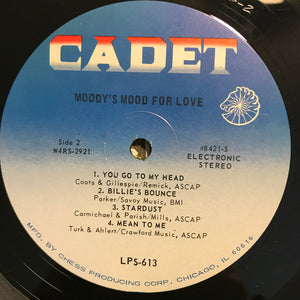 James Moody : Moody's Mood For Love (LP, Album, RE)