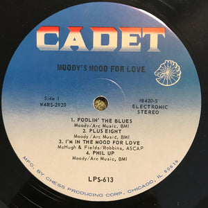 James Moody : Moody's Mood For Love (LP, Album, RE)
