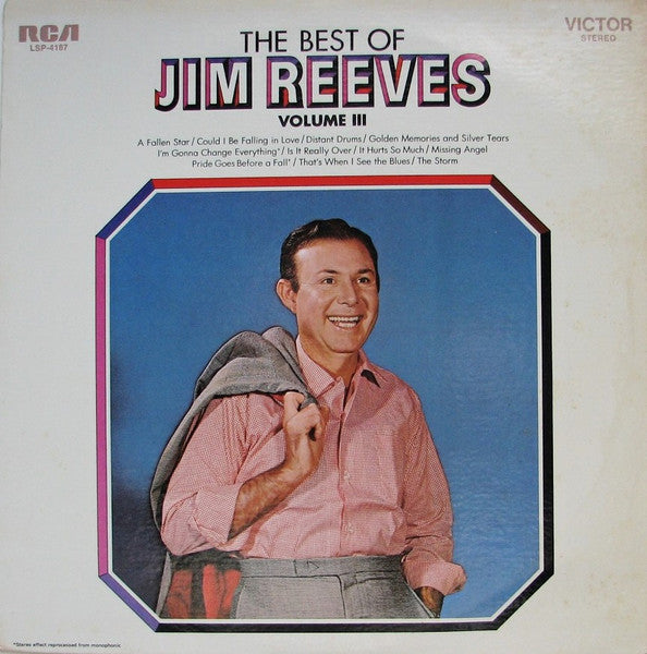 Jim Reeves : The Best Of Jim Reeves Volume III (LP, Comp, Roc)