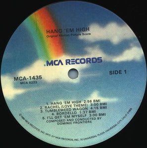 Dominic Frontiere : Hang 'Em High (Original Motion Picture Score) (LP, Album, RE)