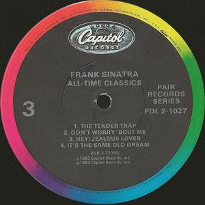 Frank Sinatra : All-Time Classics (2xLP, Comp)