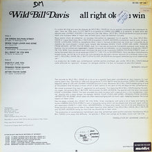 Charger l&#39;image dans la galerie, Wild Bill Davis : All Right Ok You Win (LP, Album, RE)
