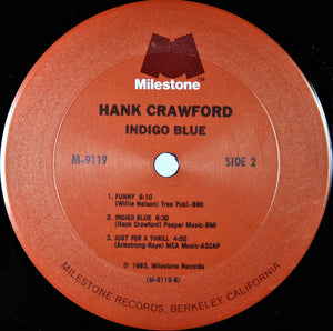 Hank Crawford : Indigo Blue (LP, Album)