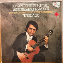 Load image into Gallery viewer, Pepe Romero : Works For Guitar From Renaissance To Baroque (LP, Comp)

