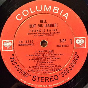 Frankie Laine : Hell Bent For Leather! (LP, Album, RP)