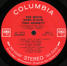 Laden Sie das Bild in den Galerie-Viewer, Tony Bennett : The Movie Song Album (LP, Album, Ter)
