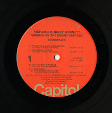 Laden Sie das Bild in den Galerie-Viewer, Richard Rodney Bennett : Agatha Christie&#39;s Murder On The Orient Express (Original Soundtrack Recording) (LP, Album, Jac)
