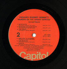 Laden Sie das Bild in den Galerie-Viewer, Richard Rodney Bennett : Agatha Christie&#39;s Murder On The Orient Express (Original Soundtrack Recording) (LP, Album, Jac)
