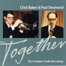 Load image into Gallery viewer, Chet Baker &amp; Paul Desmond : Together (The Complete Studio Recordings) (CD, Comp)
