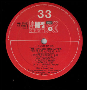 The Singers Unlimited : Four Of Us (LP, Album)