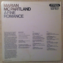 Load image into Gallery viewer, Marian McPartland : A Fine Romance (LP)
