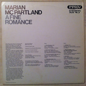 Marian McPartland : A Fine Romance (LP)