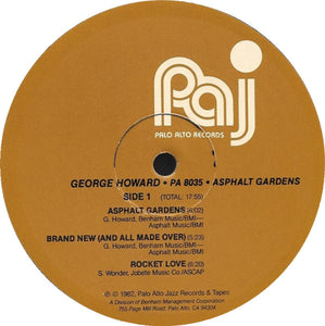 George Howard : Asphalt Gardens (LP, Album)
