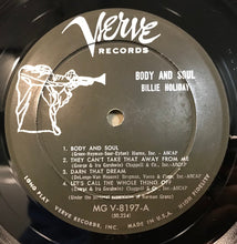 Load image into Gallery viewer, Billie Holiday : Body And Soul (LP, Mono)
