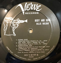 Load image into Gallery viewer, Billie Holiday : Body And Soul (LP, Mono)
