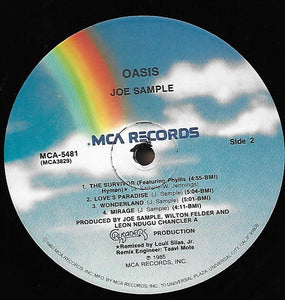 Joe Sample : Oasis (LP, Album)