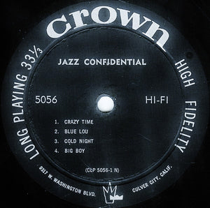 Various : Jazz Confidential (LP, Comp, Mono)