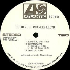 Charles Lloyd : The Best Of Charles Lloyd (LP, Comp, Promo)