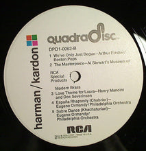 Laden Sie das Bild in den Galerie-Viewer, Various : Harman/Kardon CD-4 Quadradisc (LP, Comp, Quad)
