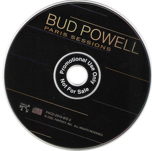 Bud Powell : Paris Sessions (CD, Comp, Mono, Promo)