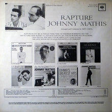 Laden Sie das Bild in den Galerie-Viewer, Johnny Mathis : Rapture (LP, Album, Mono)
