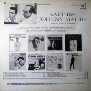 Johnny Mathis : Rapture (LP, Album, Mono)