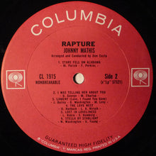 Laden Sie das Bild in den Galerie-Viewer, Johnny Mathis : Rapture (LP, Album, Mono)
