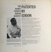 Load image into Gallery viewer, The Harry &quot;Sweets&quot; Edison Quintet : Patented By Edison (LP, Album, Mono)
