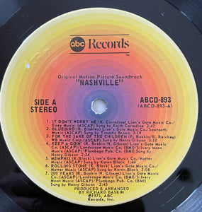 Various : Nashville - Original Motion Picture Soundtrack (LP, Album, San)