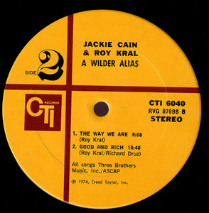 Jackie Cain & Roy Kral* : A Wilder Alias (LP, Album)